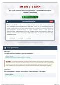 EM 385 1-1 Exam 55&plus; &lpar;Fully Updated 2026&rpar; Exam Questions &plus; Verified & Rationalized Answers   A&plus; Graded