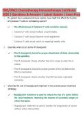 ONS&sol;ONCC Chemotherapy Immunotherapy Certificate  2026 &vert; Questions & Answers &vert; Latest Update &vert; Exam Prep