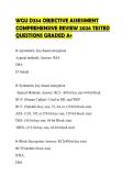 WGU D334 OBJECTIVE ASSESSMENT COMPREHENSIVE REVIEW 2026 TESTED QUESTIONS GRADED A&plus;