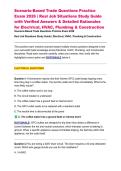 Scenario-Based Trade Questions Practice Exam 2026 &vert; Real Job Situations Study Guide with Verified Answers & Detailed Rationales for Electrical&comma; HVAC&comma; Plumbing & Construction