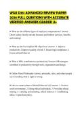 WGU D351 ADVANCED REVIEW PAPER 2026 FULL QUESTIONS WITH ACCURATE VERIFIED ANSWERS GRADED A&plus;
