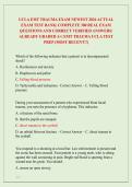 UCLA EMT TRAUMA EXAM NEWEST 2026 ACTUAL EXAM TEST BANK&vert; COMPLETE 300 REAL EXAM QUESTIONS AND CORRECT VERIFIED ANSWERS&sol; ALREADY GRADED A&plus;&vert; EMT TRAUMA UCLA TEST PREP &lpar;MOST RECENT&excl;&excl;&rpar;