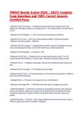 PMHNP Boards &lpar;Latest 2026 &sol; 2027&rpar; Complete Exam Questions and 100&percnt; Correct Answers &lpar;Verified Pass&rpar;