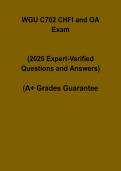 WGU C702 CHFI & OA PDF &ndash; Digital Forensics Study Guide & Exam Prep