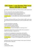 EMT Chapter 1 exam Questions With Correct  Answers 20252026 A&plus; Grade&period;