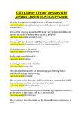 EMT Chapter 1 Exam Questions With  Accurate Answers 20252026 A&plus; Grade&period;