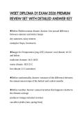 WSET DIPLOMA D1 EXAM 2026 PREMIUM REVIEW SET WITH DETAILED ANSWER KEY