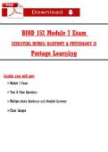 BIOD 152 Module 7 Exam &lpar;2026&sol;2027&rpar; Essential Human Anatomy & Physiology II &vert; Portage Learning &lpar;PDF&rpar;