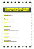 ATI Comprehensive Predictor RN Exit Exam 2026&sol;2027 &ndash; Questions and Answers for A&plus; Grade Preparation