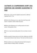 XACTIMATE X2 COMPREHENSIVE SCRIPT 2026 QUESTIONS AND ANSWERS GUARANTEED TO PASS