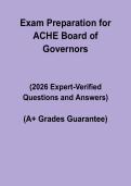 ACHE Board of Governors Exam 2026 PDF &ndash; FACHE Study Guide & Practice Questions