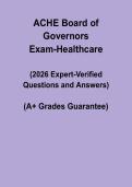 ACHE Board of Governors Healthcare Exam PDF &ndash; Study Guide & Practice Questions