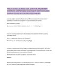 WGU D116 Unit 8 OA Review Exam Pharmacology Anti-Infectives and Immunology Questions and Answers LATEST UPDATE & Comprehensive Study Material