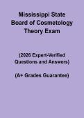 Mississippi State Board of Cosmetology Theory Exam PDF &ndash; Study Guide & Prep