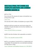 WGU D002 FINAL TEST PAPER 2026  COMPLETE QUESTIONS AND CORRECT  ANSWERS GRADED A&plus;