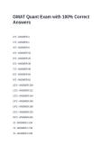 GMAT Quant Exam with 100&percnt; Correct Answers
