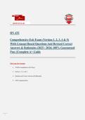 RN ATI Comprehensive Exit Exam &lpar;Versions 1&ndash;5&rpar; with Concept-Based Questions and Revised Correct Answers & Rationales &lpar;2025&sol;2026&rpar; &vert; 100&percnt; Guaranteed Pass &vert; Complete A&plus; Guide
