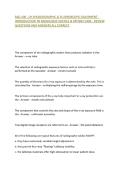 RAD 100 - CH 8 RADIOGRAPHIC & FLUOROSCOPIC EQUIPMENT - INTRODUCTION TO RADIOLOGIC SCIENCE & PATIENT CARE - REVIEW QUESTIONS AND ANSWERS ALL CORRECT&period;