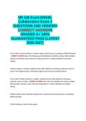 NR 446 Exam-NR446- Collaborative Exam 2 QUESTIONS AND VERIFIED CORRECT ANSWERS GRADED A-M LATEST 2026-2027 100-1 GUARANTEED PASS&period;docx