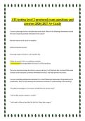 ATI Testing Level 2 Proctored Exam 2026&sol;2027 &ndash; Questions and Answers for A&plus; Grade Preparation