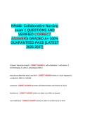 NR446- Collaborative Nursing exam 1 QUESTIONS AND VERIFNR446- Collaborative Nursing exam 1 QUESTIONS AND VERIFIED CORRECT ANSWERS GRADED A&plus; LATEST 2026-2027 100- GUARANTEED PASS&period;docxIED CORRECT ANSWERS GRADED A&plus; LATEST 2026-2027 100- GUARANTEED PASS&period;docx
