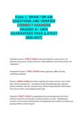 Exam 1 NR446 - NR-446 QUESTIONS AND VERIFIED CORRECT ANSWERS GRADED A&plus; LATEST 2026-2027 100- GUARANTEED PASS&period;docx