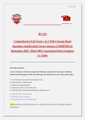 RN ATI Comprehensive Exit Exam 1 & 2 with Concept-Based Questions and Revised Correct Answers &lpar;Verified&rpar; & Rationales &lpar;2025&sol;2026&rpar; &vert; 100&percnt; Guaranteed Pass &vert; Complete A&plus; Guide