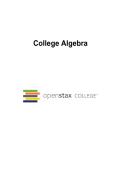 College Algebra Mastery Encyclopedia&colon; 1150-Page Ultimate Study Guide