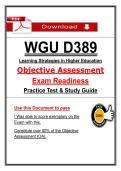 WGU D389 Learning Strategies OA &lpar;PDF&rpar; &vert; &lbrack;2026&rsqb; Exam Questions &vert; Study Guide