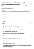 DMSU 210 Final Exam Prep 2026 &ndash; Diagnostic Medical Sonography Comprehensive Study Guide and Review