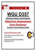 WGU D357 DEI OA &lpar;PDF&rpar; &vert; &lbrack;2026&rsqb; Exam Questions &vert; Study Guide