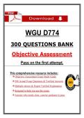 &lpar;Objective Assessment&rpar; WGU D774 Business Accounting &vert; Complete Package Bundle &lpar;PDF&rpar;