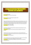 D027 Pathopharmacology 2026&sol;2027 &ndash; Questions and Answers for A&plus; Grade Preparation