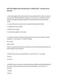 HNF 150 Michigan State University Exam 1 &lpar;Alcohol&rpar; 2025 &ndash; Focused Lecture Summary