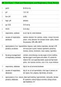 NR 324-Exam 1 Fluid and Electrolytes and Respiratory Study Review