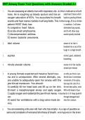 EMT Airway Exam Test Questions with Answers Graded A&plus;