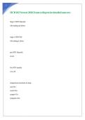 HCB 102 Newest 2026 Exam with precise detailed answers