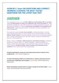 ACSM EP-C  Exam 300 QUESTIONS AND CORRECT  ANSWERS COVERING THE MOST TESTED  QUESTIONS FOR THE LATEST 2026 TEST 