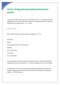 Ati teas 7 study guide math questions with accurate answers 