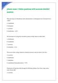 pharm exam 1 Galen questions with accurate detailed answers