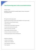 Galen Pharmacology exam 2 with accurate detailed solutions