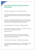 Galen College ADN Pharmacology Exam 3 with precise detailed answers