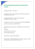Pharmacology final exam &lpar;Galen&rpar; with verified detailed solutions