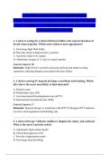 ATI MED-SURG II COMPREHENSIVE PRACTICE EXAM &vert;ACTUAL EXAM QUESTIONS AND CORRECT ANSWERS WITH RATIONALES GRADED A&plus; LATEST