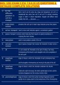 BIOL 1201 EXAM 2 &lpar;CH&period; 7&comma;8&comma;9&comma;10&comma;12&rpar; QUESTIONS & DETAILED COMPLETE SOLUTIONS