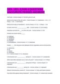 BIOL 1201- EXAM 4 QUESTIONS &ACCURATE PASSED ANSWERS 