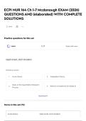 ECPI NUR 164 Ch 1-7 Mcdonough EXAM &lpar;2026&rpar; QUESTIONS AND &lpar;elaborated&rpar; WITH COMPLETE SOLUTIONS