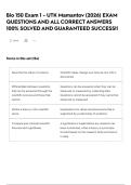 Bio 150 Exam 1 - UTK Mamantov &lpar;2026&rpar; EXAM QUESTIONS AND ALL CORRECT ANSWERS 100&percnt; SOLVED AND GUARANTEED SUCCESS&excl;&excl;