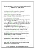 HUMAN GEOGRAPHY TEST 2 &vert; TOP SCORES MADE SIMPLE &vert; TRUSTED TEST SOLUTIONS&excl;