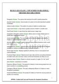 HUMAN GEO EXAM 1 &vert; TOP SCORES MADE SIMPLE &vert; TRUSTED TEST SOLUTIONS&excl;